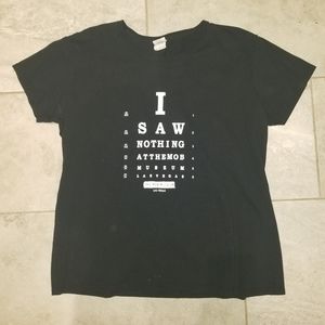 "I Saw Nothing at the Mob Museum" Funny Tee